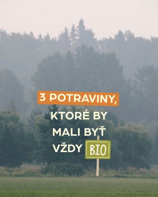 🌱 Ak by si si mal/a vybrať len 3 potraviny v bio kvalite, tieto by mali byť prví na tvojom zozname: 🍓 Jahody a drobné...